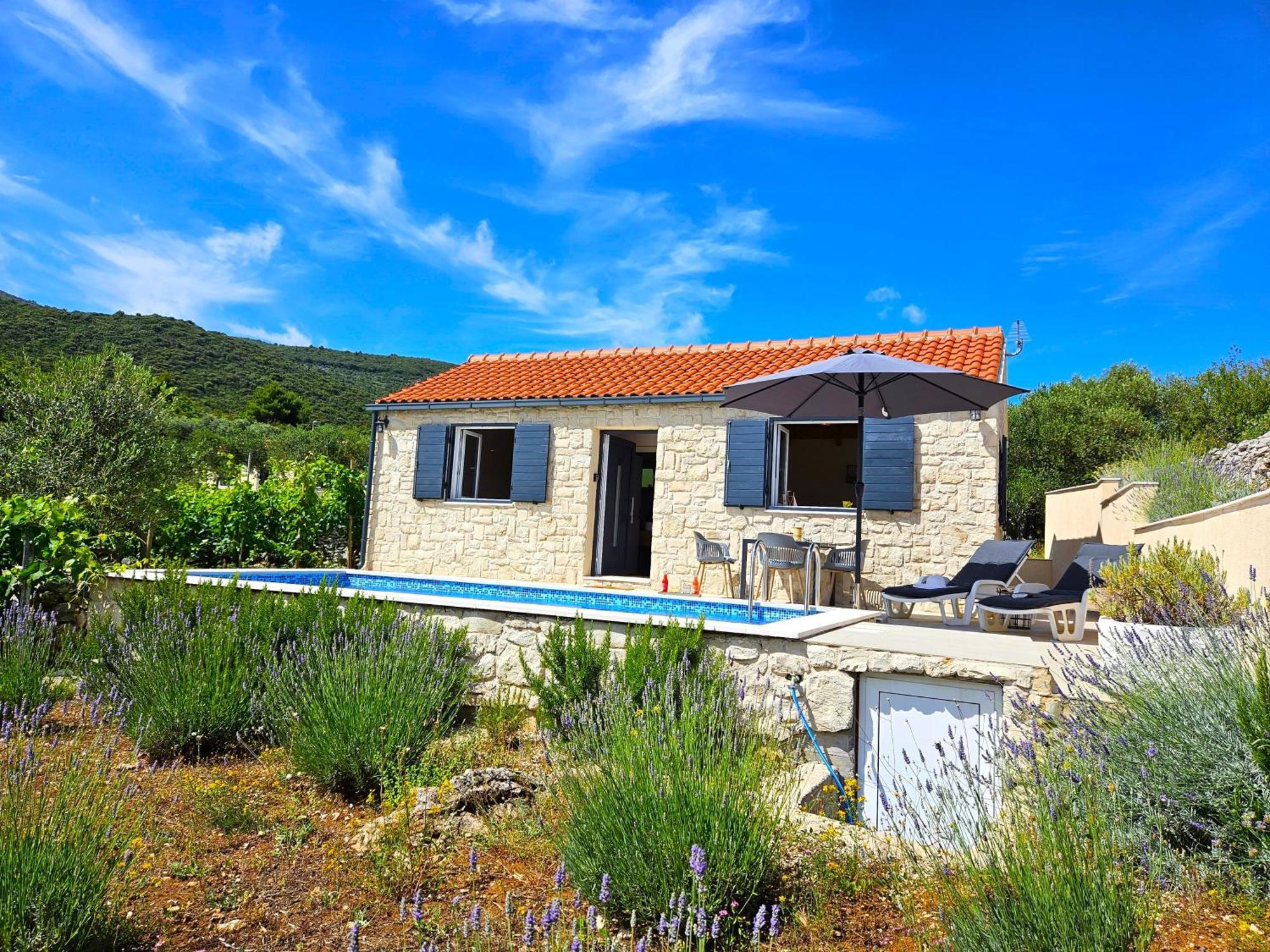 Вилла Stone House In Vineyard Рачишче Экстерьер фото